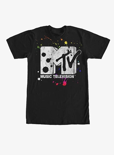 MTV Paint Splatter Logo T-Shirt