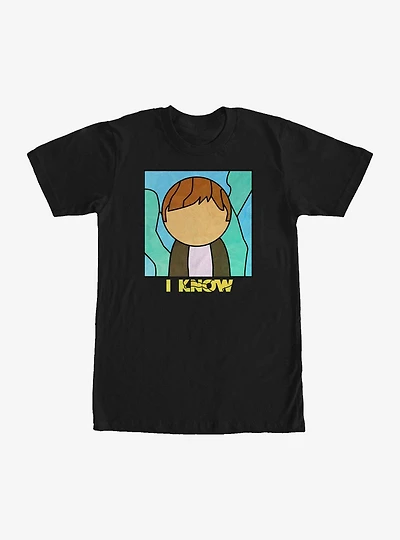 Star Wars Stained Glass Han I Know T-Shirt
