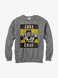 Marvel Heroes For Hire Luke Cage Grey Sweatshirt
