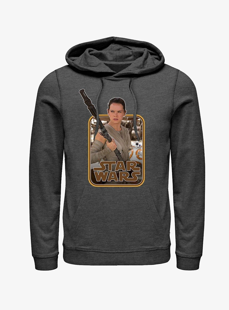 Star Wars Retro Rey and BB-8 Hoodie