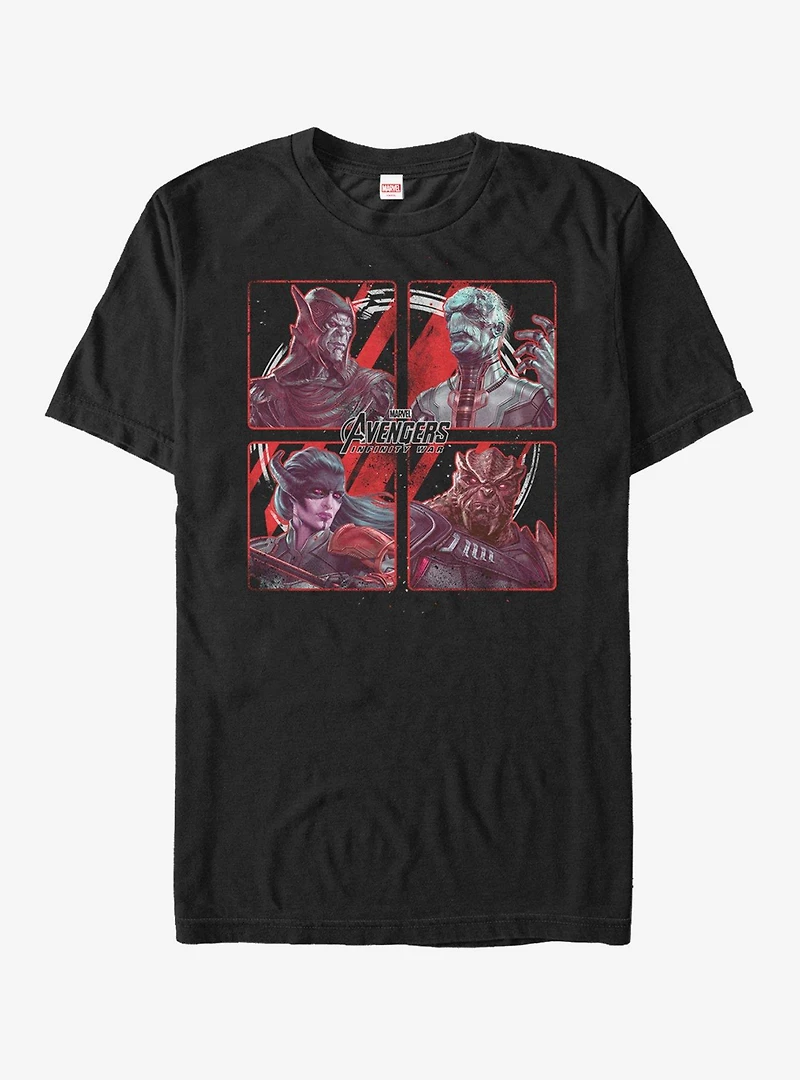 Marvel Avengers: Infinity War Black Order T-Shirt