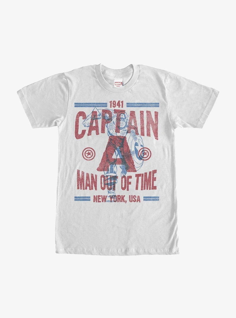 Marvel Captain America Out of Time T-Shirt