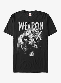 Marvel X-Men Wolverine Weapon X Grayscale T-Shirt