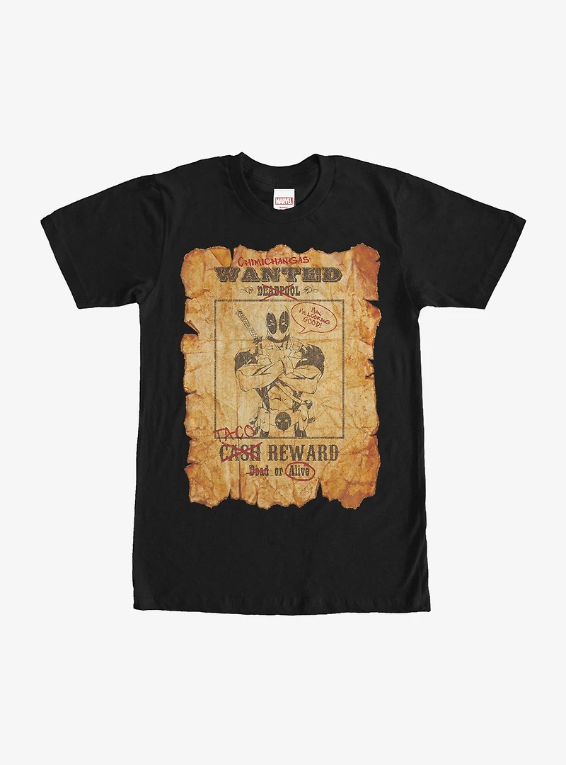 Marvel Deadpool Wanted Poster T-Shirt