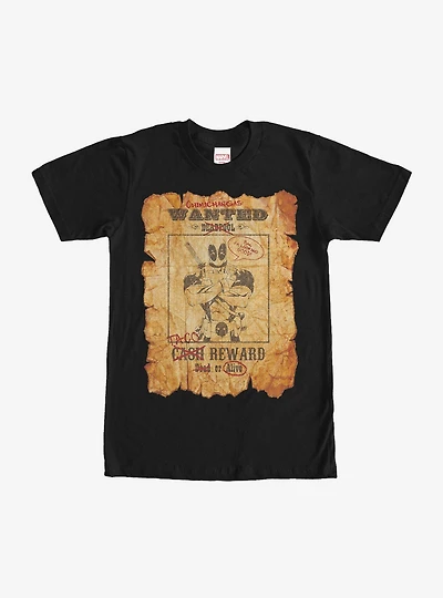 Marvel Deadpool Wanted Poster T-Shirt
