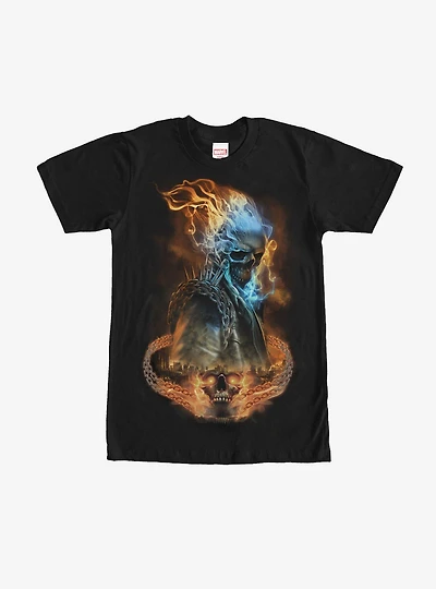 Marvel Ghost Rider Hellfire Chain T-Shirt