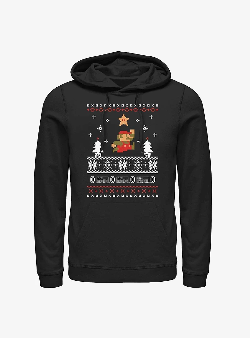 Nintendo Mario Ugly Christmas Sweater Hoodie