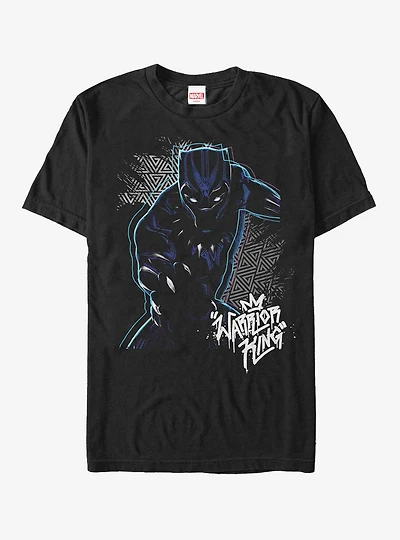 Marvel Black Panther 2018 Triangle Pattern T-Shirt