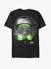 Star Wars Death Trooper Helmet Glow Print T-Shirt