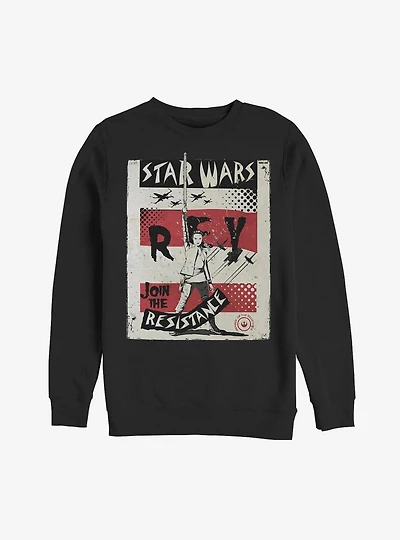 Star Wars Join Rey Poster Sweatshirt