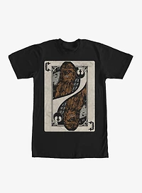 Star Wars Chewbacca Playing Card T-Shirt