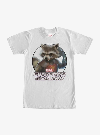 Marvel Guardians of the Galaxy Rocket Circle T-Shirt