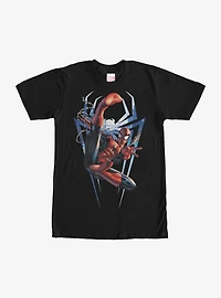 Marvel Spider-Man Flying Kick T-Shirt