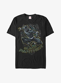 Marvel Black Panther Mask Outline T-Shirt