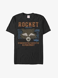 Marvel Rocket List  T-Shirt