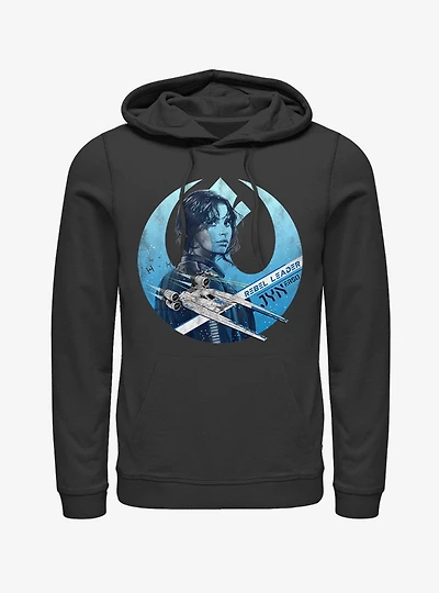 Star Wars Jyn Erso Rebel Crest Hoodie
