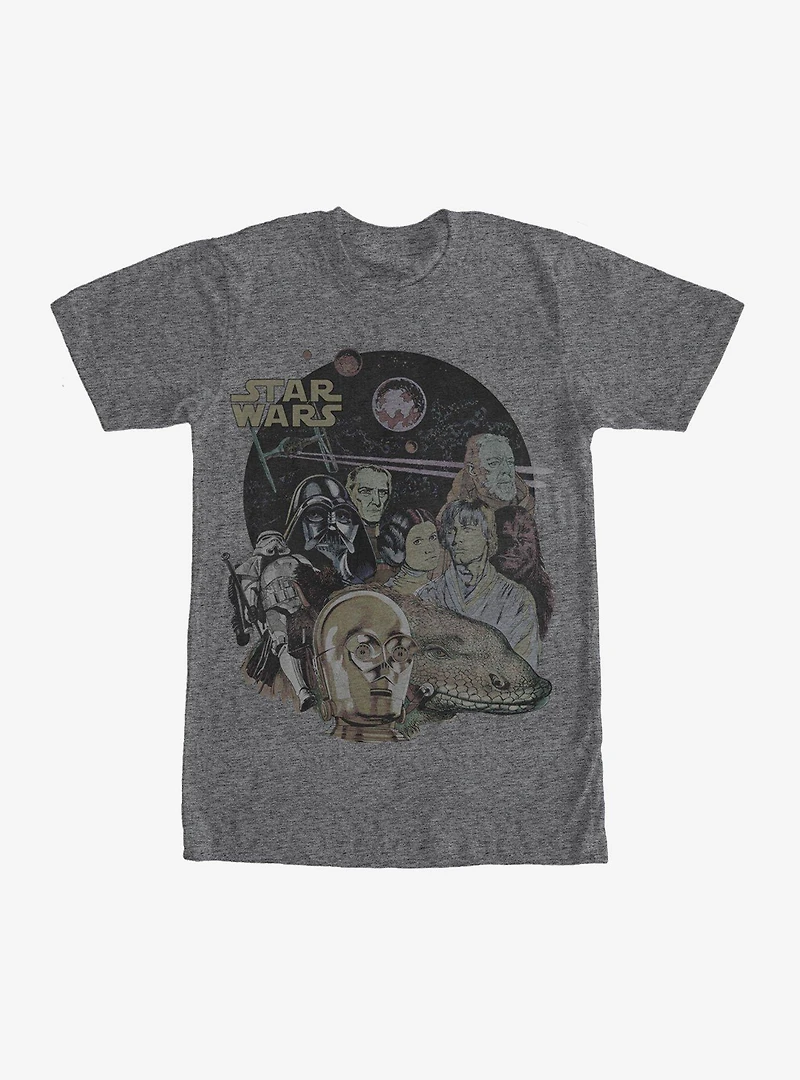 Star Wars Characters and Sandtrooper T-Shirt