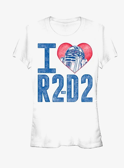 Star Wars I Love R2D2 Girls T-Shirt