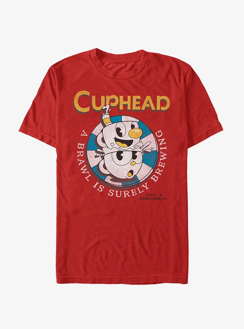 Cuphead A Brawl Is Surely Brewing T-Shirt