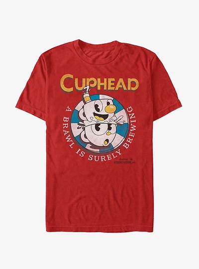 Cuphead A Brawl Is Surely Brewing T-Shirt