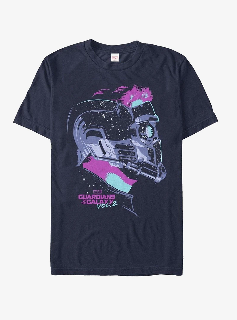 Marvel Guardians of Galaxy Vol. 2 Star-Lord Stars T-Shirt