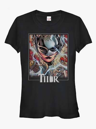 Marvel Jane Foster Thor Mask Girls T-Shirt