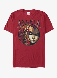 Marvel Angela Circle T-Shirt