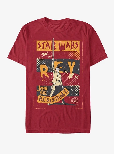 Star Wars Rey Join Resistance T-Shirt