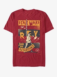 Star Wars Rey Join Resistance T-Shirt
