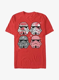 Star Wars Christmas Stormtrooper Helmets T-Shirt