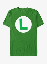 Nintendo Luigi Circle Icon T-Shirt