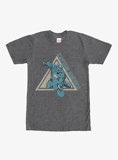 Marvel Triangle Captain America T-Shirt