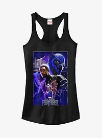 Marvel Black Panther 2018 Character Collage Girls Tank