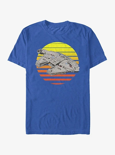Star Wars Millennium Falcon Sunset T-Shirt
