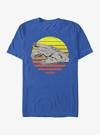 Star Wars Millennium Falcon Sunset T-Shirt