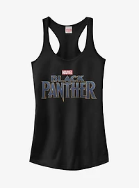 Marvel Black Panther 2018 Text Logo Girls T-Shirt