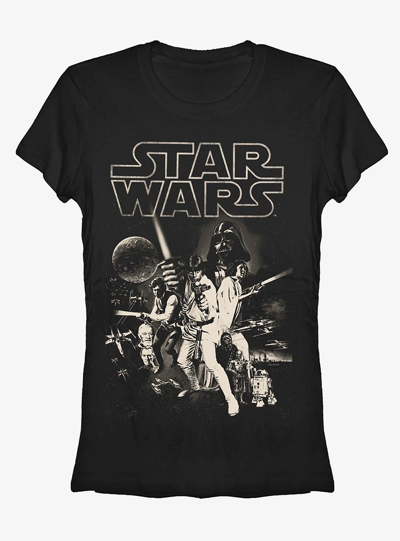 Star Wars Classic Poster Girls T-Shirt