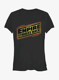 Star Wars Episode V The Empire Strikes Back Logo Girls T-Shirt