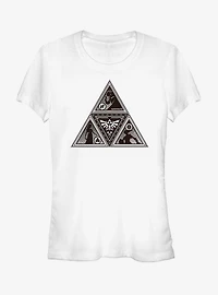 Nintendo Legend of Zelda Triforce Silhouette Girls T-Shirt