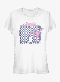 MTV Checkerboard Logo Girls T-Shirt