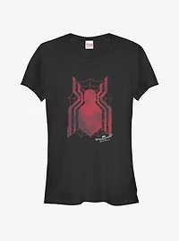 Marvel Spider-Man Homecoming Logo Web Girls T-Shirt