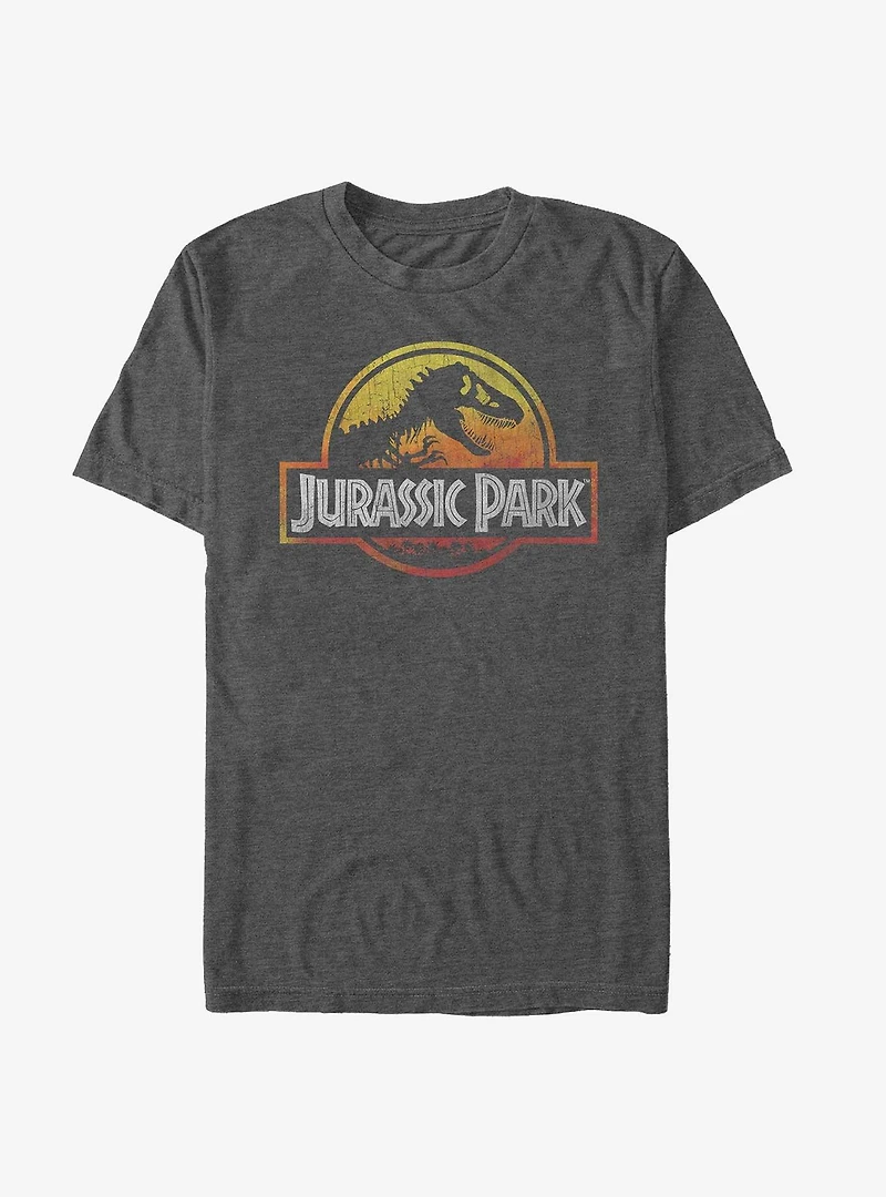 Jurassic Park Logo Fire T-Shirt