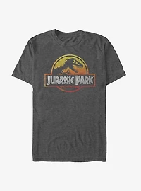 Jurassic Park Logo Fire T-Shirt