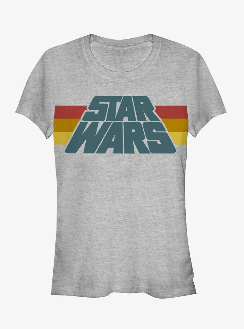 Star Wars Stripe Logo Girls T-Shirt