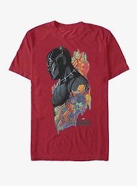 Marvel Black Panther 2018 Artistic Pattern T-Shirt