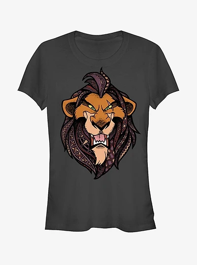 Lion King Grinning Scar Face Girls T-Shirt