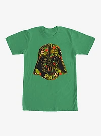 Star Wars Hawaiian Print Darth Vader Helmet T-Shirt