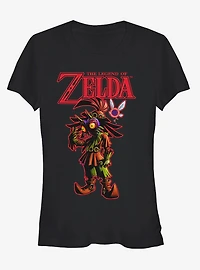 Nintendo Legend of Zelda Skull Kid's Mask Girls T-Shirt