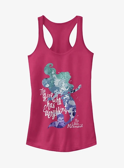 Disney The Little Mermaid Ariel Has Everything Girls Tank