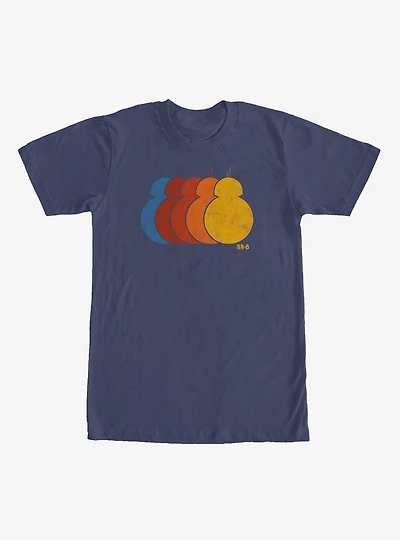 Star Wars BB-8 Retro Rainbow T-Shirt